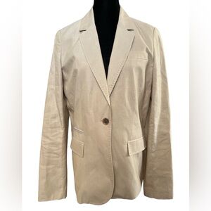 J. Crew cotton chino blazer